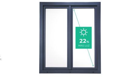 Ventana Kiom Hermet 10 más luz