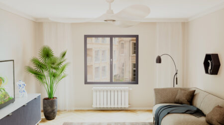 Ventana Kiom Hermet 10 en salón