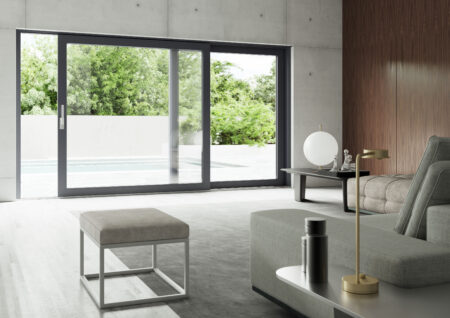 Ventana corredera elevadora Luksa Hermet 10 en salón