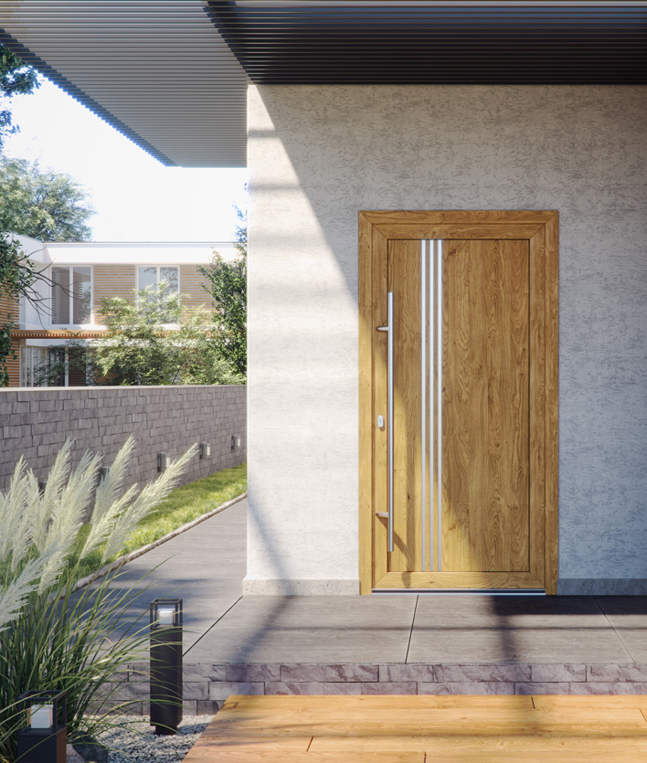 Puerta de entrada PVC Hermet 10