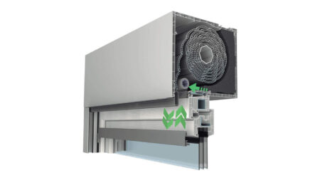 Cajón de persiana Vekavariant con mosquitera Hermet 10