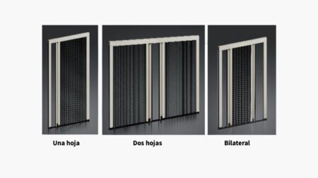 Mosquiteras horizontales plisadas