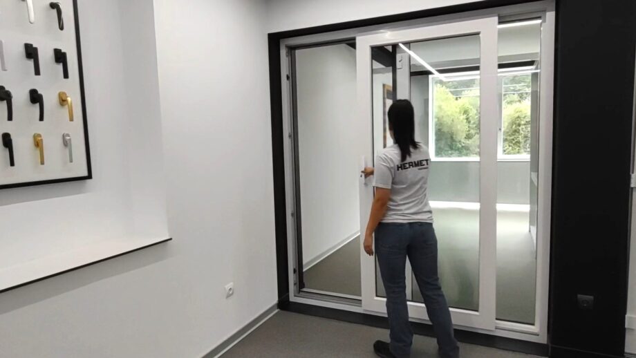 Apertura ventana corredera hermética Libera Hermet 10 Ventanas