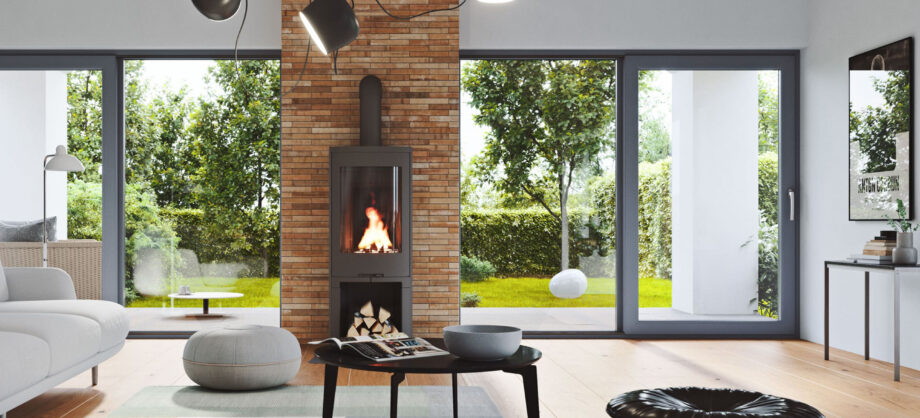 Ventana corredera hermética Libera Hermet 10 en salón