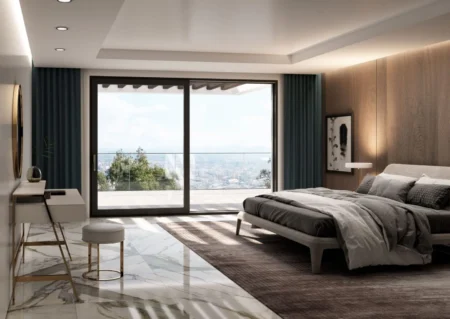 Ventana corredera hermética Libera Hermet 10 en dormitorio